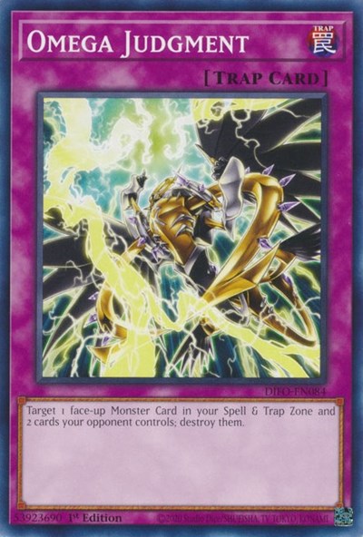 Ygored Omega Judgment Yugioh Card